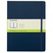 Moleskine Classic Hardcover Notebook - Navy, Blank, 9-3/4" x 7-1/2"